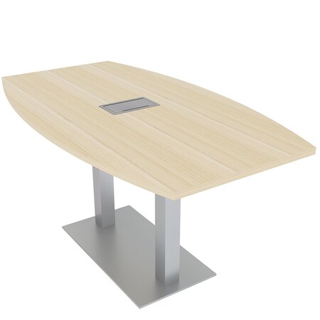 Skutchi Designs 33.5 in W, 69.5 in L, 29 in H, Engineered Wood Top, Brown HAR-BOT-34x70-DOU-ELEC-XD08